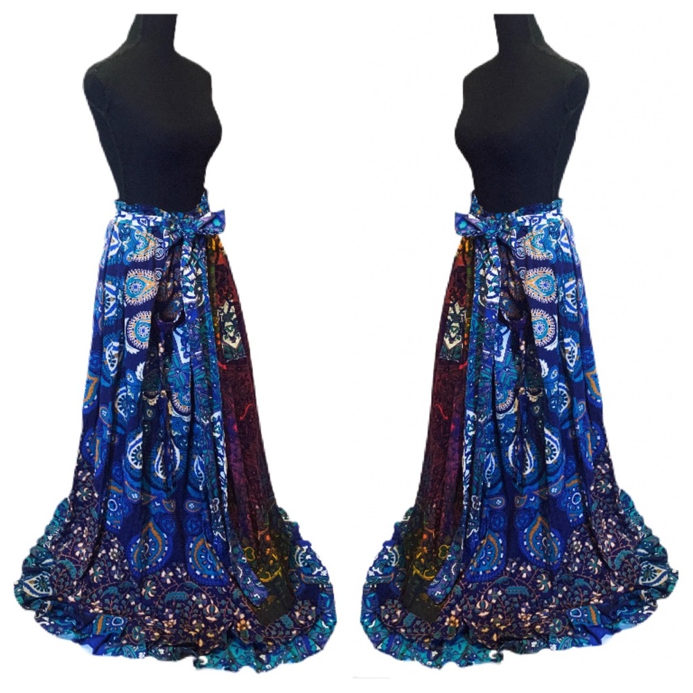 Boho Maxi Skirt Handmade Boho Maxi Skirt